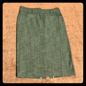 J.Crew Blue Jean Pencil Skirt 2